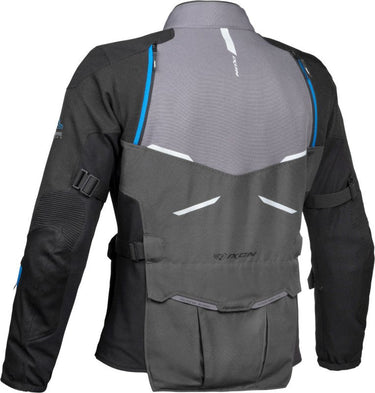IXON EDDAS X - DRY ANTRACITE BLU TG M,Giacca Impermeabile IXON